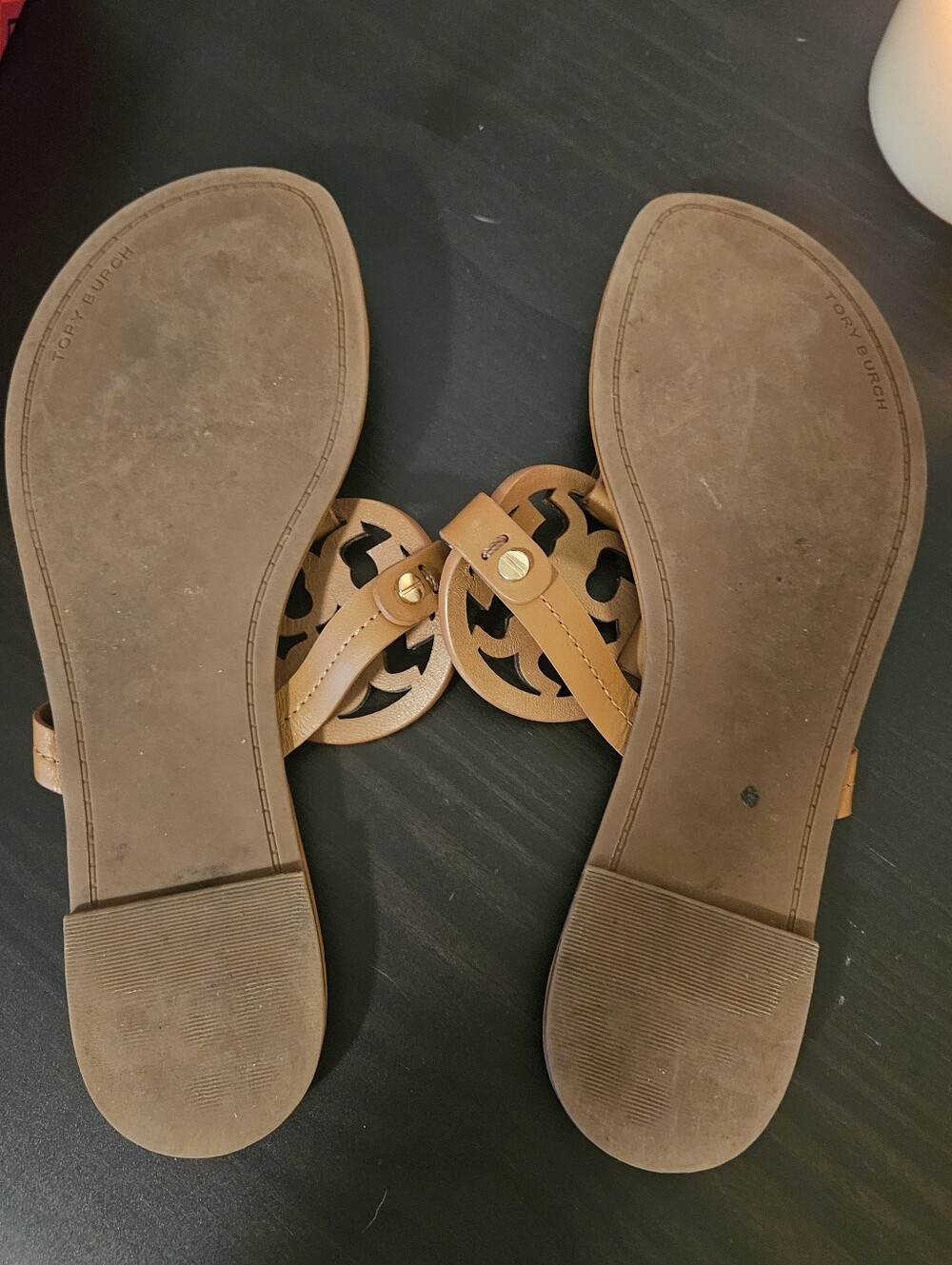 Tory Burch Miller Logo Thong Sandals - Picture 5 of 6